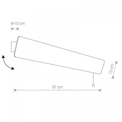 NOWODVORSKI - wall luminaire OSLO LED 9634
