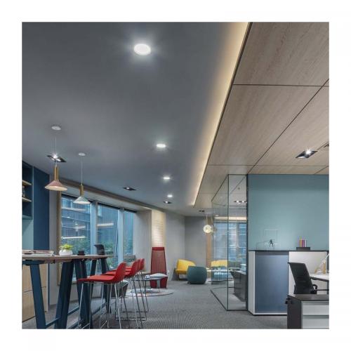 V-TAC - 6W LED Backlit Recessed Panel  Round 3000K SKU: 7858