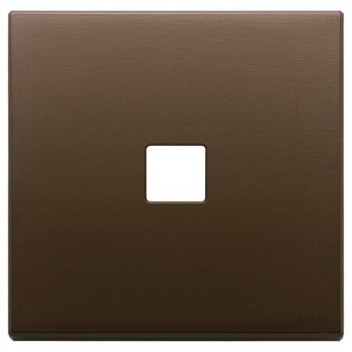 VIMAR - Plate 2Mx1 Flat brushed dark bronze - 22682.1.12