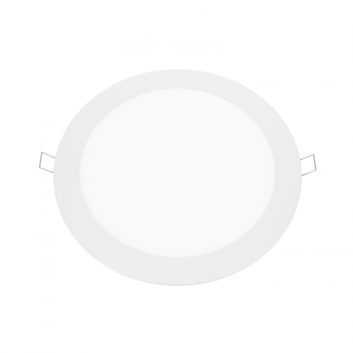 ACA LIGHTING - PLATO1840RW LED SLIM PANEL WHITE ROUND REC.18W 4000K 1730lm Φ220 230V AC Ra80