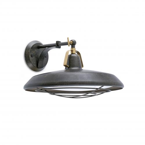 FARO - PLEC LED Old brown wall lamp Ref.66208 IP 44