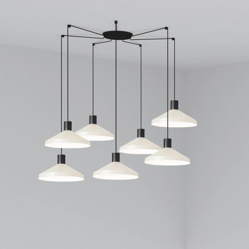 FARO - KOMBO Beige pendant lamp Ø400 68596-7L 