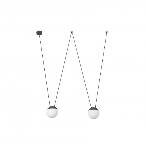 FARO - MINE SPACE Dark grey suspension PC 2L Ref.28210-2L