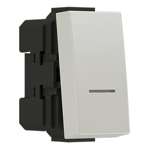 ACA LIGHTING -  Бутон с индикация, едномодулен 10A MODYS Слонова кост 10101312209