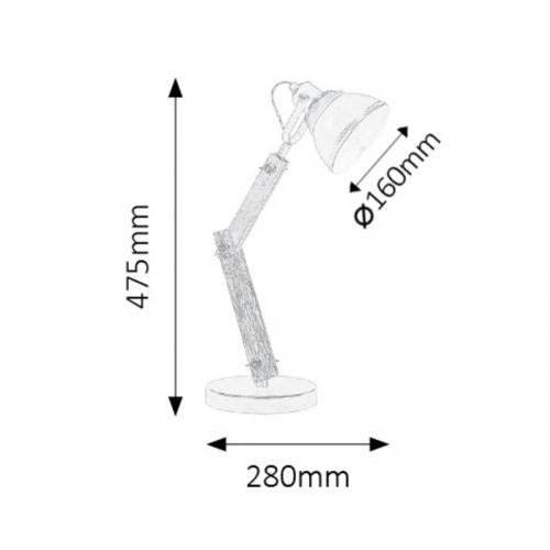 RABALUX - Table lamp 4199 Aksel