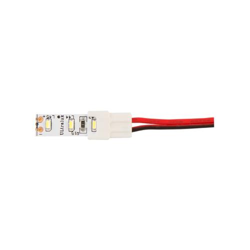 ULTRALUX - PKK8SC ГЪВКАВ КОНЕКТОР ЗА ЕДНОЦВЕТНА LED ЛЕНТА 8ММ 5БР. В ПАКЕТ