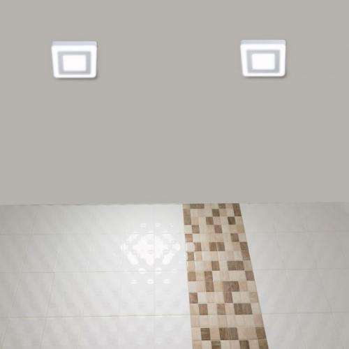 V-TAC - 22W LED Panel Surface Twin Square Warm White SKU: 4928