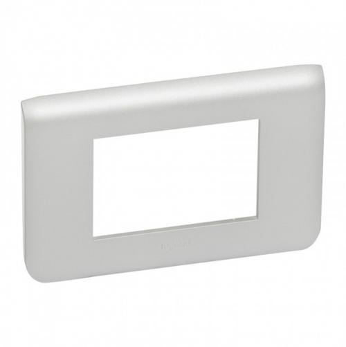 LEGRAND - 0 793 03 Plate Mosaic - 3 modules - alu