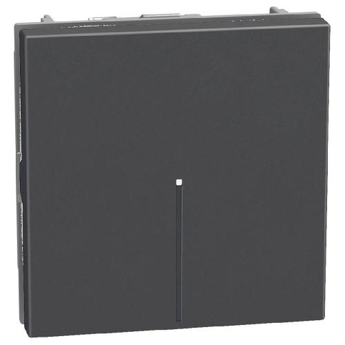 BTICINO - 2-way switch 2M axial color Graphite Light Now YD4053M2A