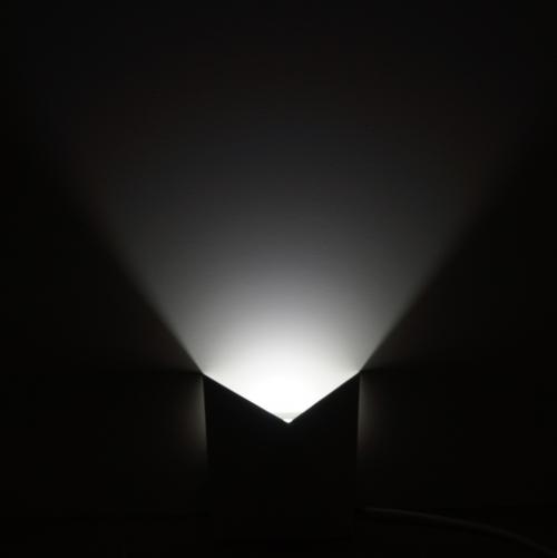V-TAC - 5W LED Wall Light Grey Body IP65 3000K SKU:218284 VT-825