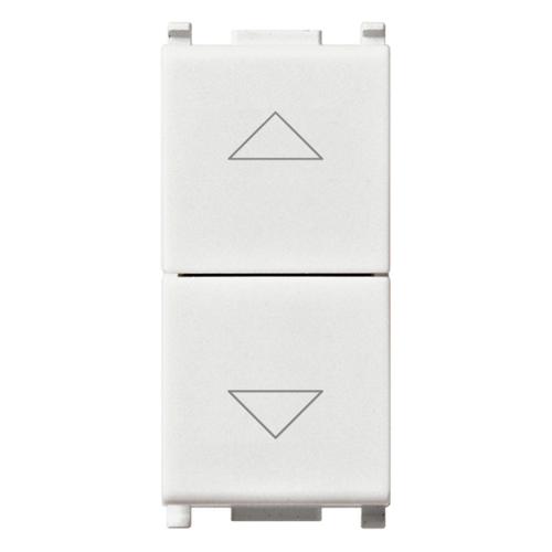 VIMAR - 14062 - Two interlocked 1P NO+NO 10A pushes white