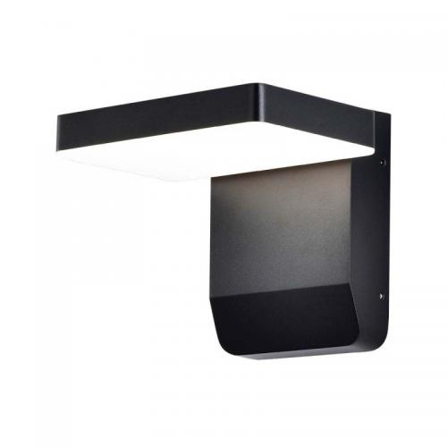 V-TAC - 20W LED Стенна Лампа Черна Квадрат 4000К IP65 SKU: 2945  VT-11020