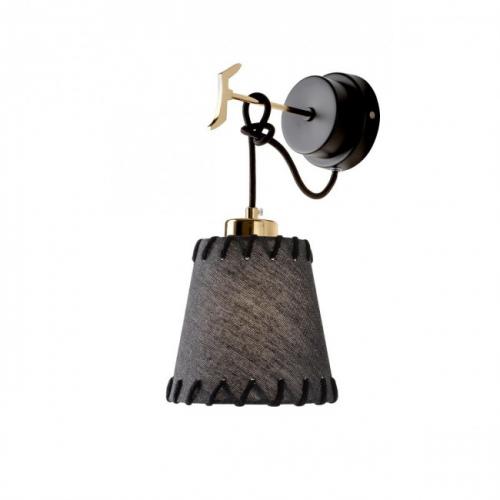 REDO GROUP - Аплик TAILOR 01-1484  1x60W E27 METAL/ FABRIC BLACK 