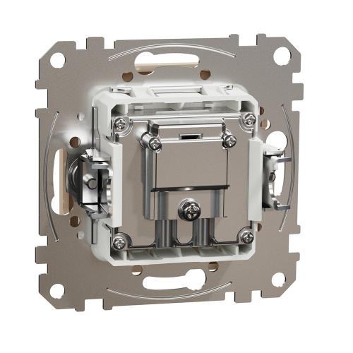 SCHNEIDER ELECTRIC - SDD112474S Sedna Design & Elements - TV/SAT Rosette 7db/3db, intermediate , beige