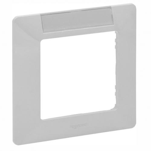 LEGRAND - 754011 Plate with label-holder Valena Life - 1 gang - white
