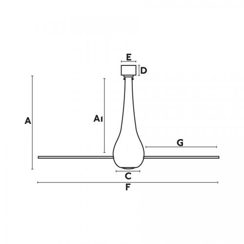 FARO -  ceiling fan ETERFAN 32001-9