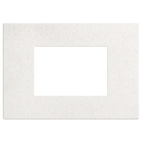 BTICINO - cover plate 3 modules White Fiber Light Now YA4803WV