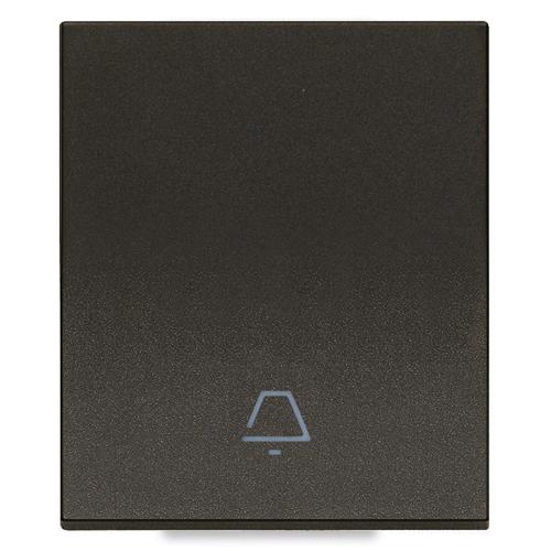 VIMAR - 31000.2CG In-line Лицев панел за in-line механизъм с индикация символ звънец 2М, Black