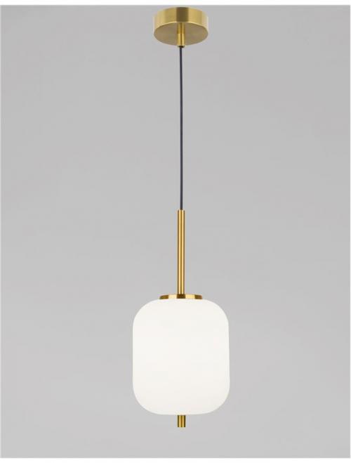 NOVA LUCE - pendant luminaire   LATO 9624065 LED E14 1x5 W, IP20 Bulb Excluded D: 16.5 H1: 20 H2: 120 cm