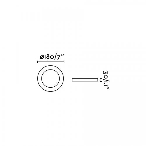 FARO - TED LED White recessed lamp  IP44 Ref.42926