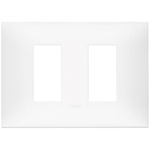 VIMAR - 09679.11 cover plate - 2 separate module matt white color NEVE UP