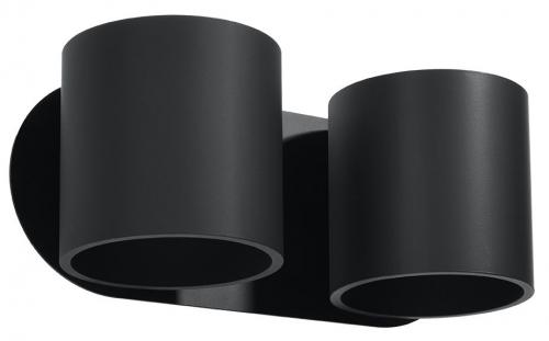 SOLLUX - wall  lamp   ORBIS 2 black SL.0660