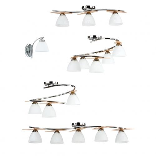 ALFA - Плафон Archimedes silver 3347