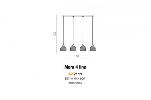 AZZARDO -  MORA 4 LINE DEL-8150-4PL / AZ2111