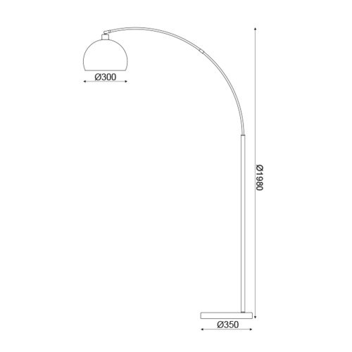 ACA LIGHTING - Лампион  Offifi ce Luminaires ML312401FB