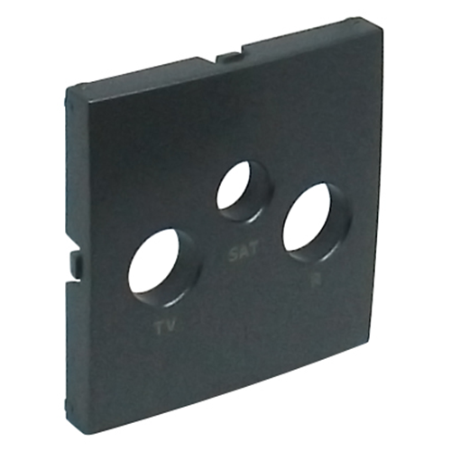 EFAPEL - Face plate forR - TV - SAT sockets GREY 90775 TIS LOGUS 90