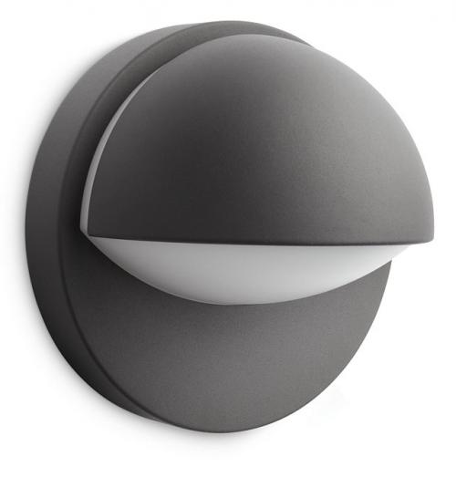PHILIPS - Фасаден аплик IP44 June 16245/93/16 2700K