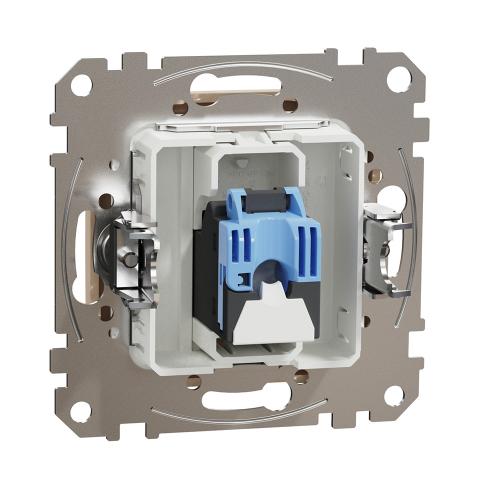 SCHNEIDER ELECTRIC - SDD112461 Sedna Design & Elements Информационна Розетка CAT 6 UTP, RJ45, крем