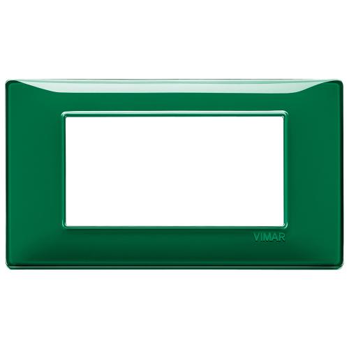 VIMAR - 14654.47 - Plate 4M Reflex emerald