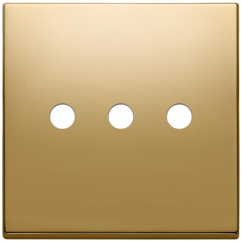 VIMAR - Plate 3Mx3 BS Tondo gold - 22685.RN.3.82