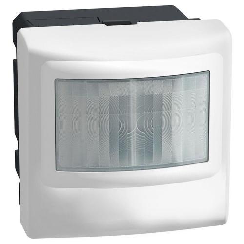 BTICINO - Датчик за движение PIR, 170°, обхват 8m @ h=1.2 мод., LED ≤ 500W, изисква неутрала 2 мод. Бял Light Now YW4430N