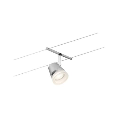 PAULMANN - 94459  CorDuo cable system Cone basic set ✴GU5.3 max. 5x10W ~230/12V✴matt chrome/chrome