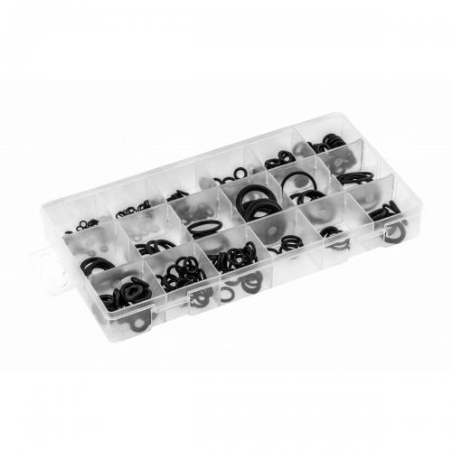 Högert Technik - 225 Piece Rubber Gasket Set (O-Ring Assortment) HT8G509