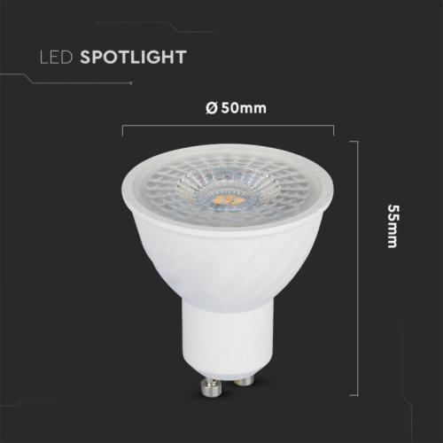V-TAC - LED Крушка SAMSUNG Чип 6 W GU10 110° 3000K  SKU: 21192 VT-247