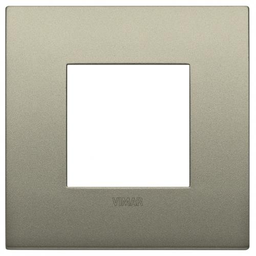 VIMAR - 19642.13 - Classic plate 2M metal matt champagne