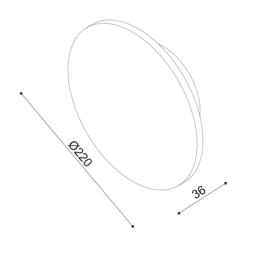 ACA LIGHTING - Плафон  ZM1710LEDWB