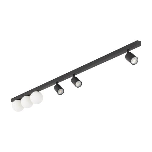 TKLighting - CEILING LAMP VOX 10003 3XGU10 + 3XG9 BLACK 10003-E