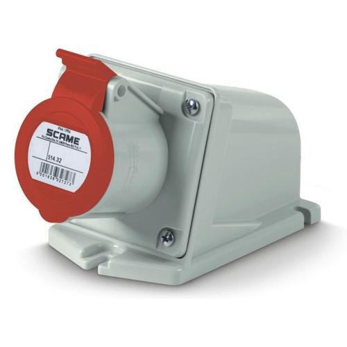 SCAME - Industrial socket 3P+N+E 32A IP44 series XENIA 514.3257