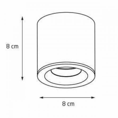 MAXLIGHT - Луна  FORM C0217 ,Ø: 8 см, 1 x 50W GU10 230V