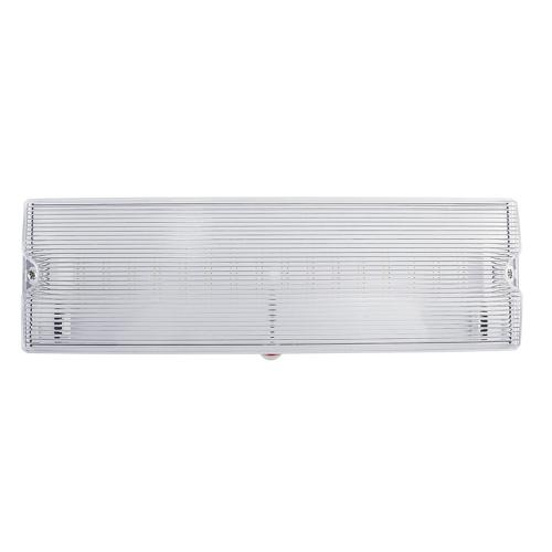 ULTRALUX - LLE365 LED Аварийно влагозащитено осветително тяло с вградена батерия 3W 6500K, IP44