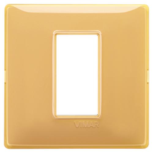 VIMAR - 14641.43 - Plate 1M Reflex amber 