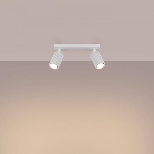 SOLLUX - Спот KARBON 2 бял 2х10W 2гGU10 SL.1542