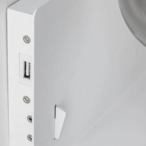 PAULMANN - Аплик с рафт  78915  DEVARA⚡E27⚡230V⚡max. 40W dimmable✴Бял