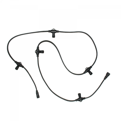 ACA LIGHTING - Cable connector for 2 wire rope light, IP 44  XCONR5OUT 