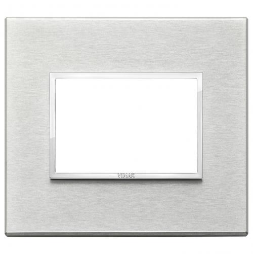VIMAR - 21653.02 - Plate 3M aluminium Next grey