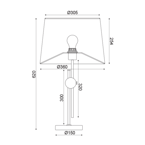 ACA LIGHTING -   Textile  ML306421TB